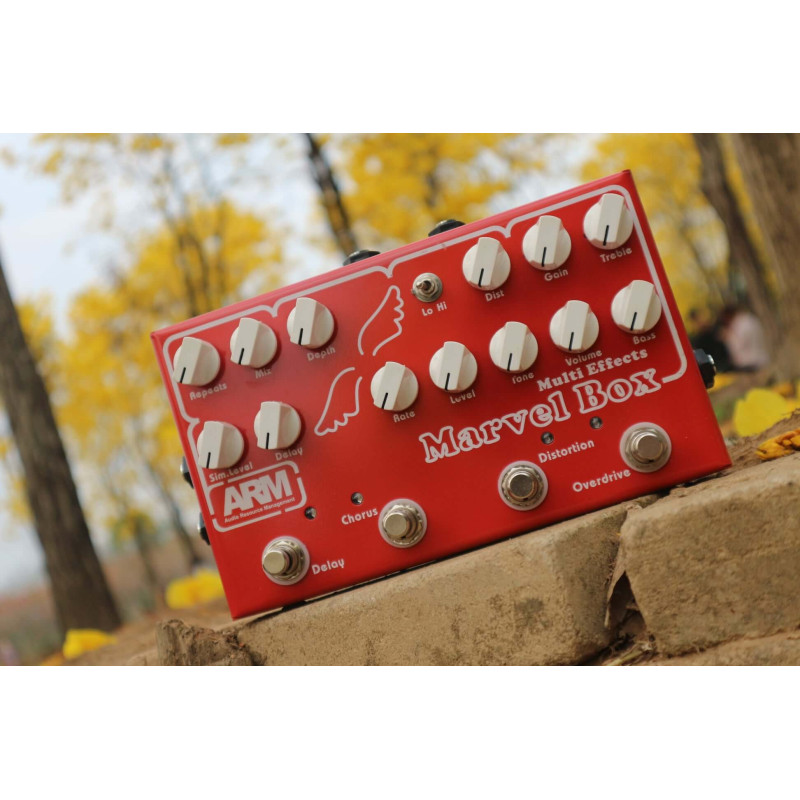 only pedals has arm analog multi effect guitar pedal with cabinet simulator 55