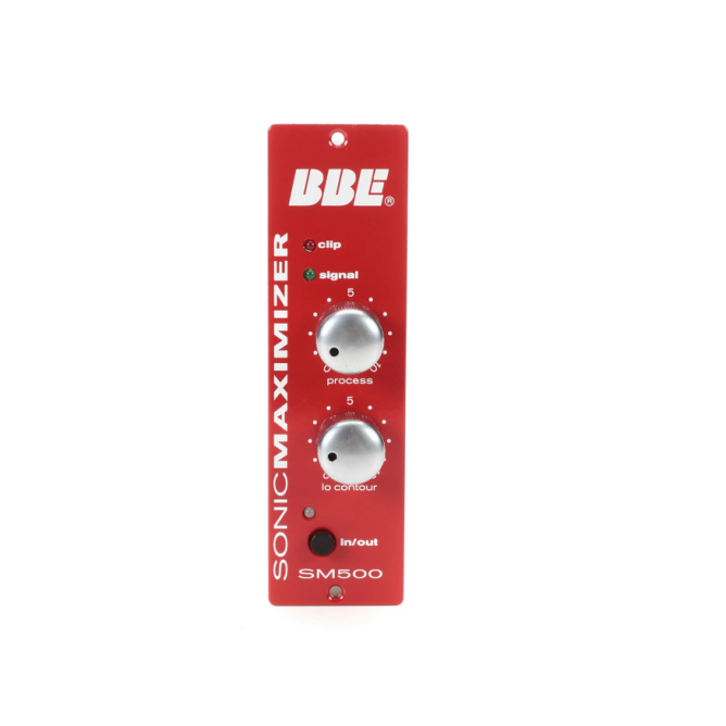 only pedals has bbe sm-500 sonic maximizer in 500 series format for studios 53
