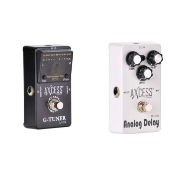 Giannini TU-125 Tuner and DL-103 Delay 2 Pedal Combo