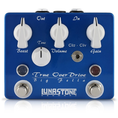 only pedals has lunastone big fella overdrive boost guitar pedal 53