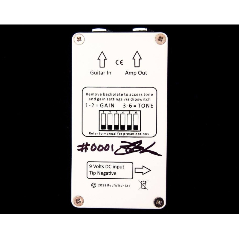 only pedals has red witch fuzz god iii fuzz pedal 55