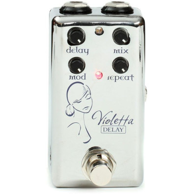 only pedals has red witch violetta delay pedal 53