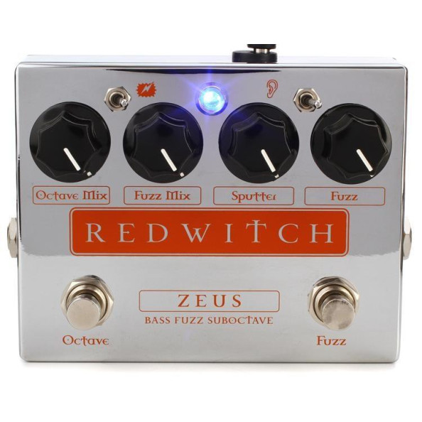 only pedals has red witch zeus bass fuzz suboctave 53