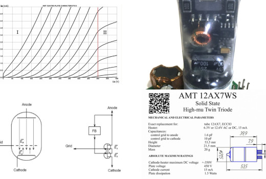 Solid State 12AX7 Tube compared with Traditional 12AX7 Vacuum Tube
