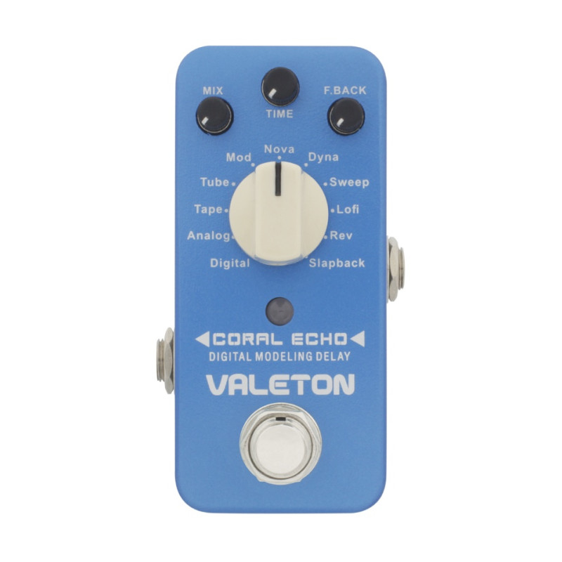 only pedals has valeton coral echo digital modeling delay 53